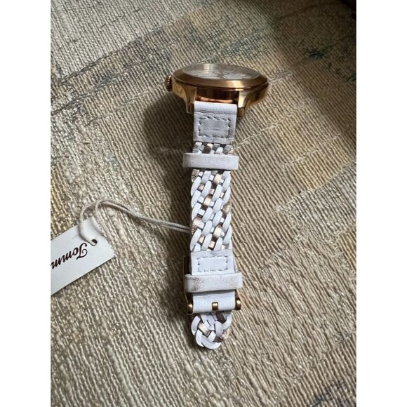 NWT Tommy Bahama 10018368 Waikiki MOP Dial White & Gold Leather Strap Watch - Picture 9 of 9